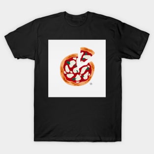 Pizza Print T-Shirt